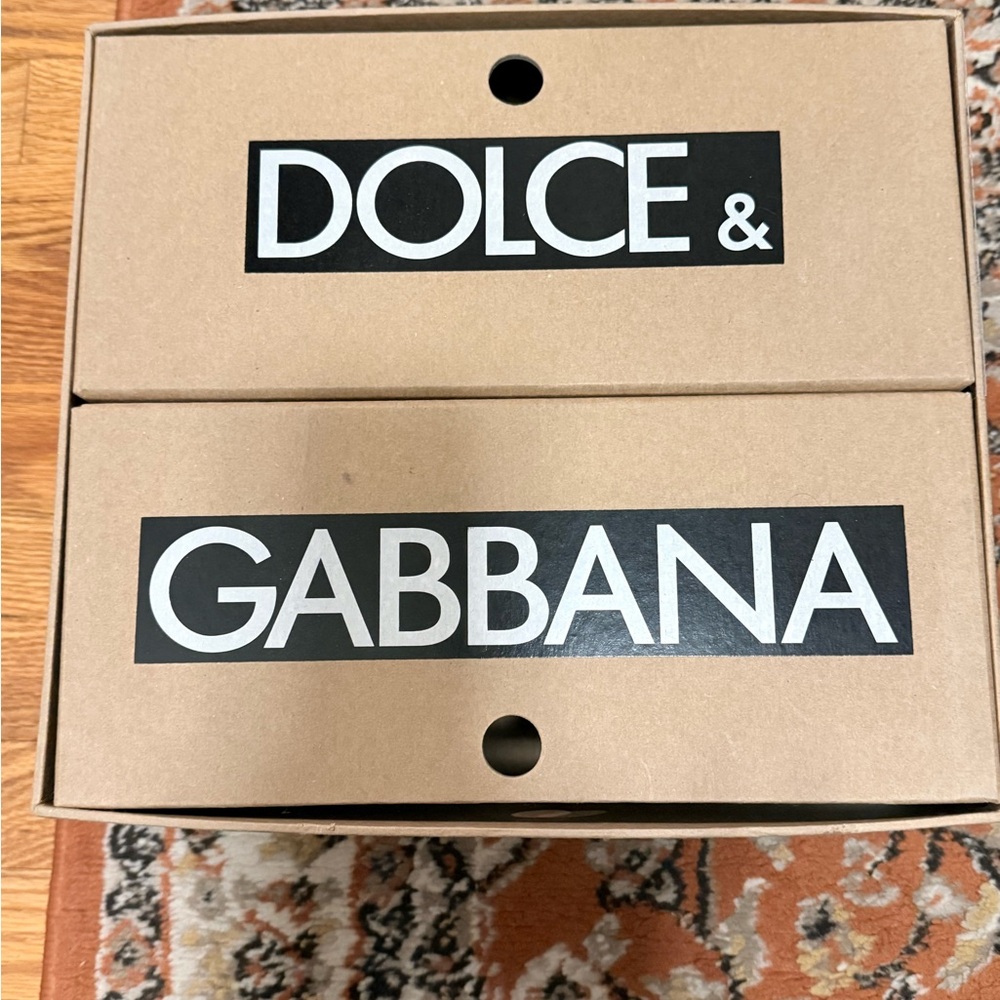 Dolce & Gabbana Tan Storage Box